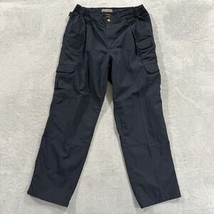 5.11 Tactical Work Pants Men 38 x 32 Workwear Ripstop Heavyweight Navy Blue